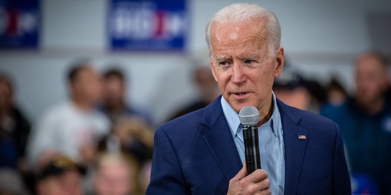 Joe Biden speaks on campaign trail