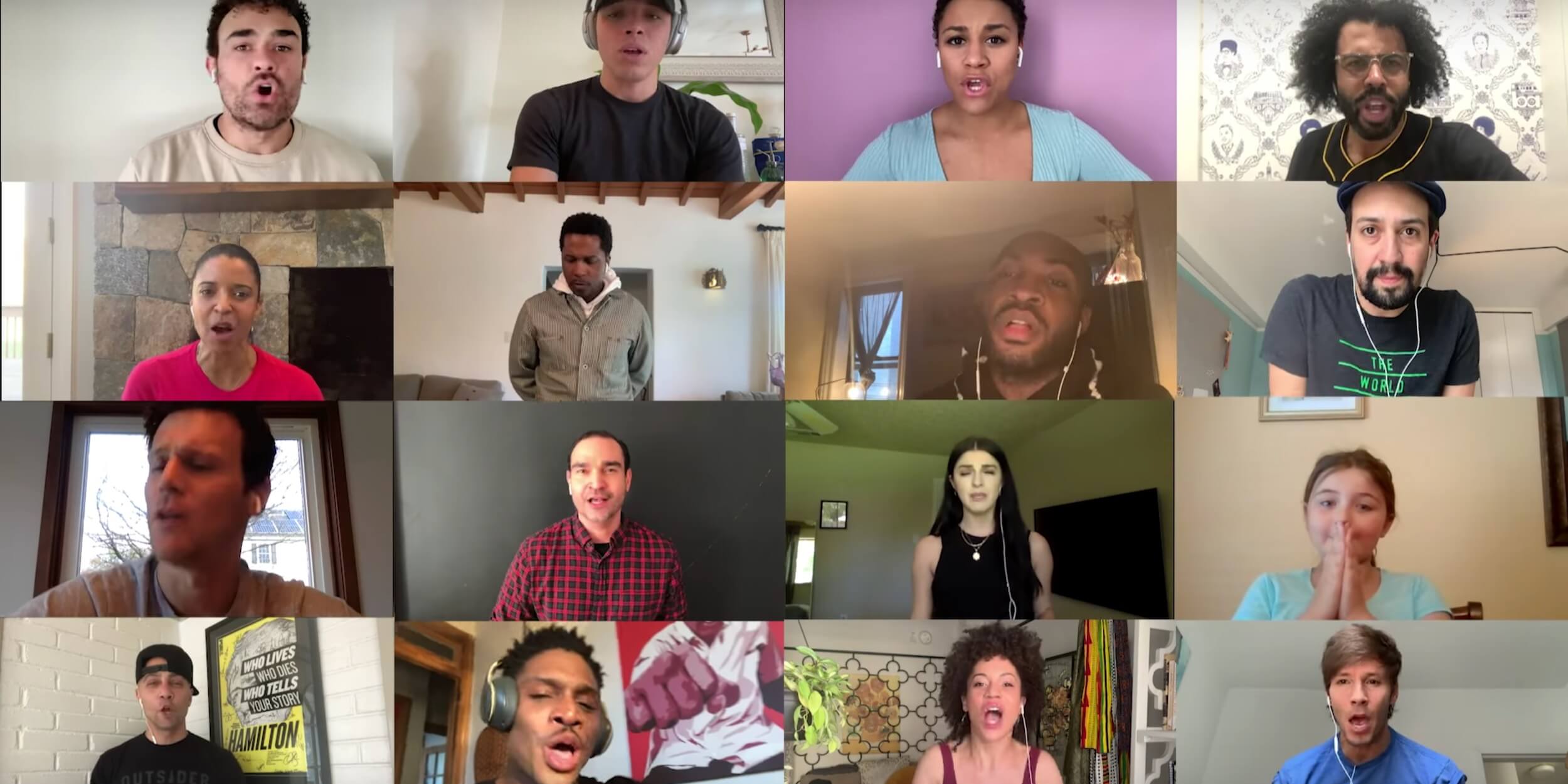 The ‘Hamilton’ Cast Reunites on John Krasinski’s YouTube Show