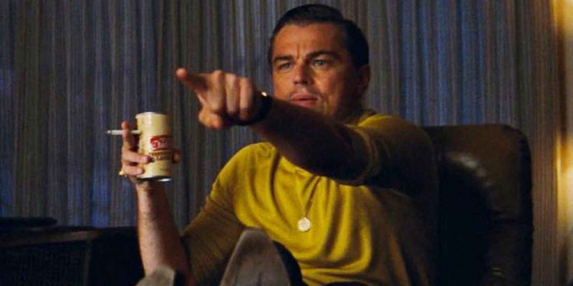 Leo Pointing In 'Once Upon A Time In Hollywood' Is Now A Meme