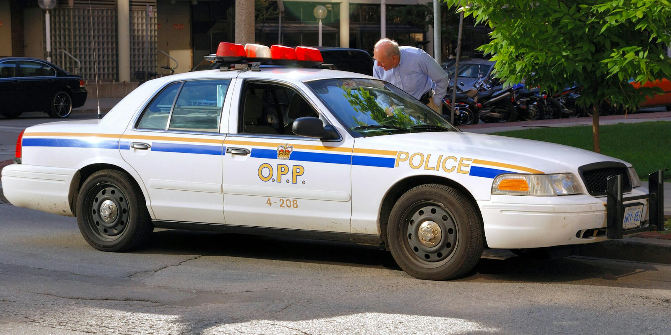 An Ontario Provincial Police in Toronto
