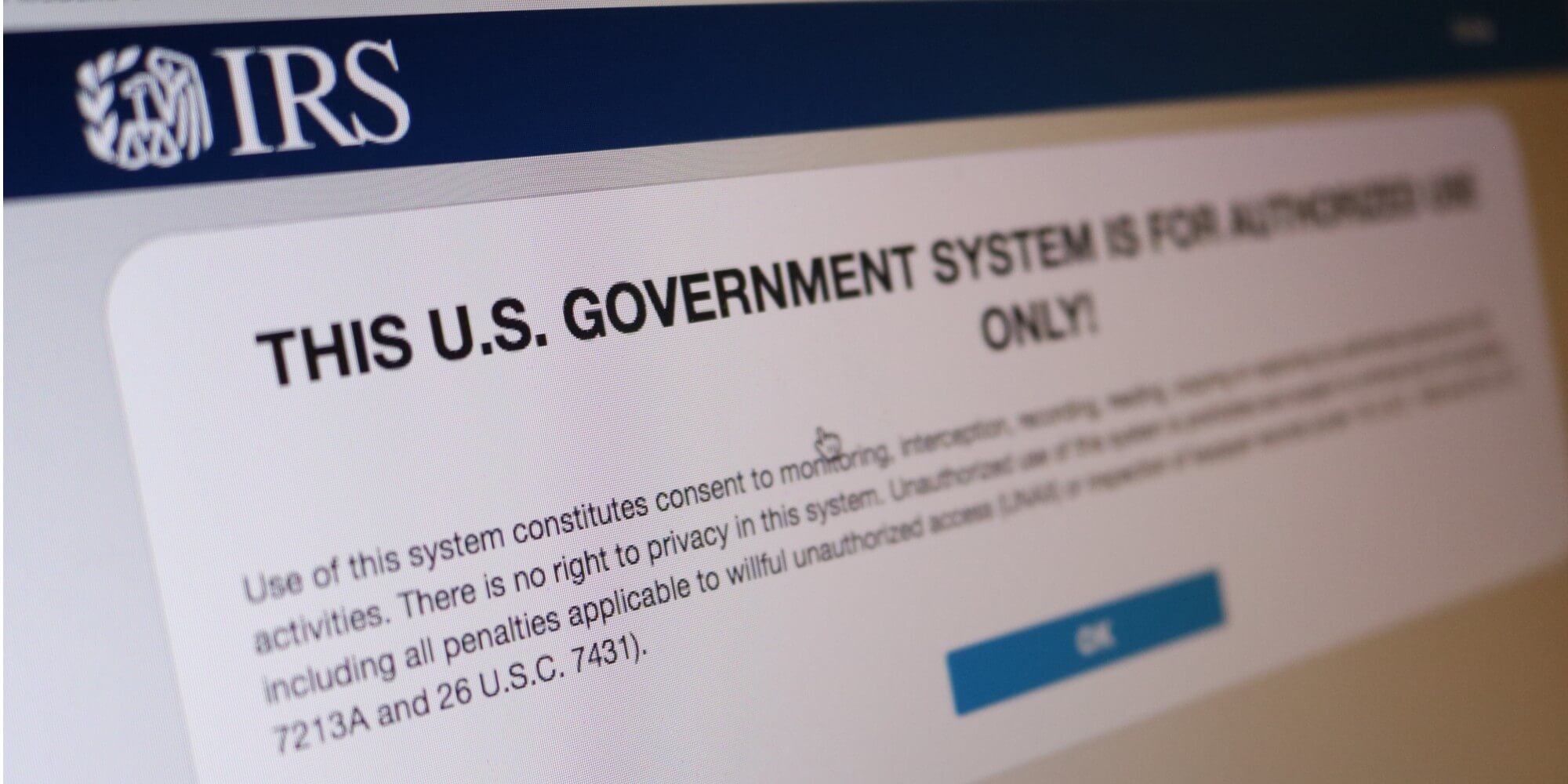 property manager checking stimulus check