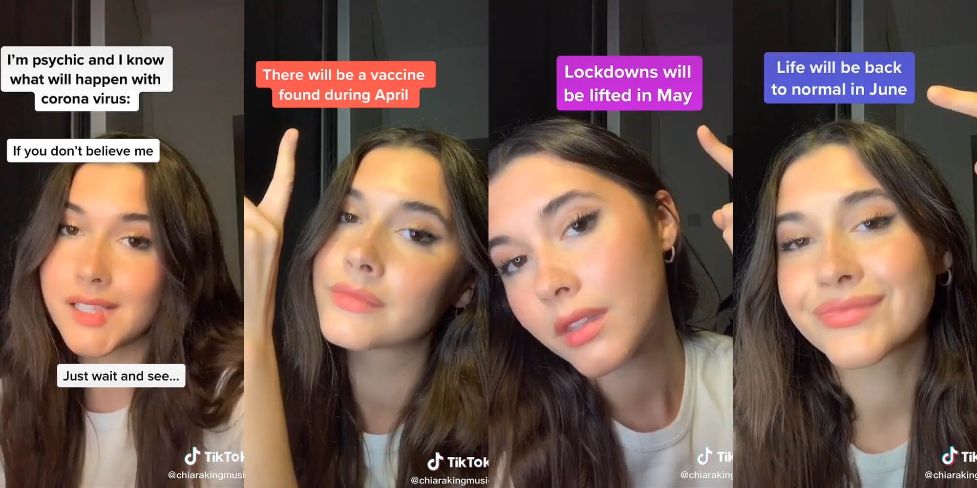 'Psychic' TikToker Predicts Coronavirus Will Be Gone by June