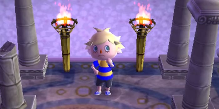 Photo of playable character in Animal Crossing New Leaf and their hair