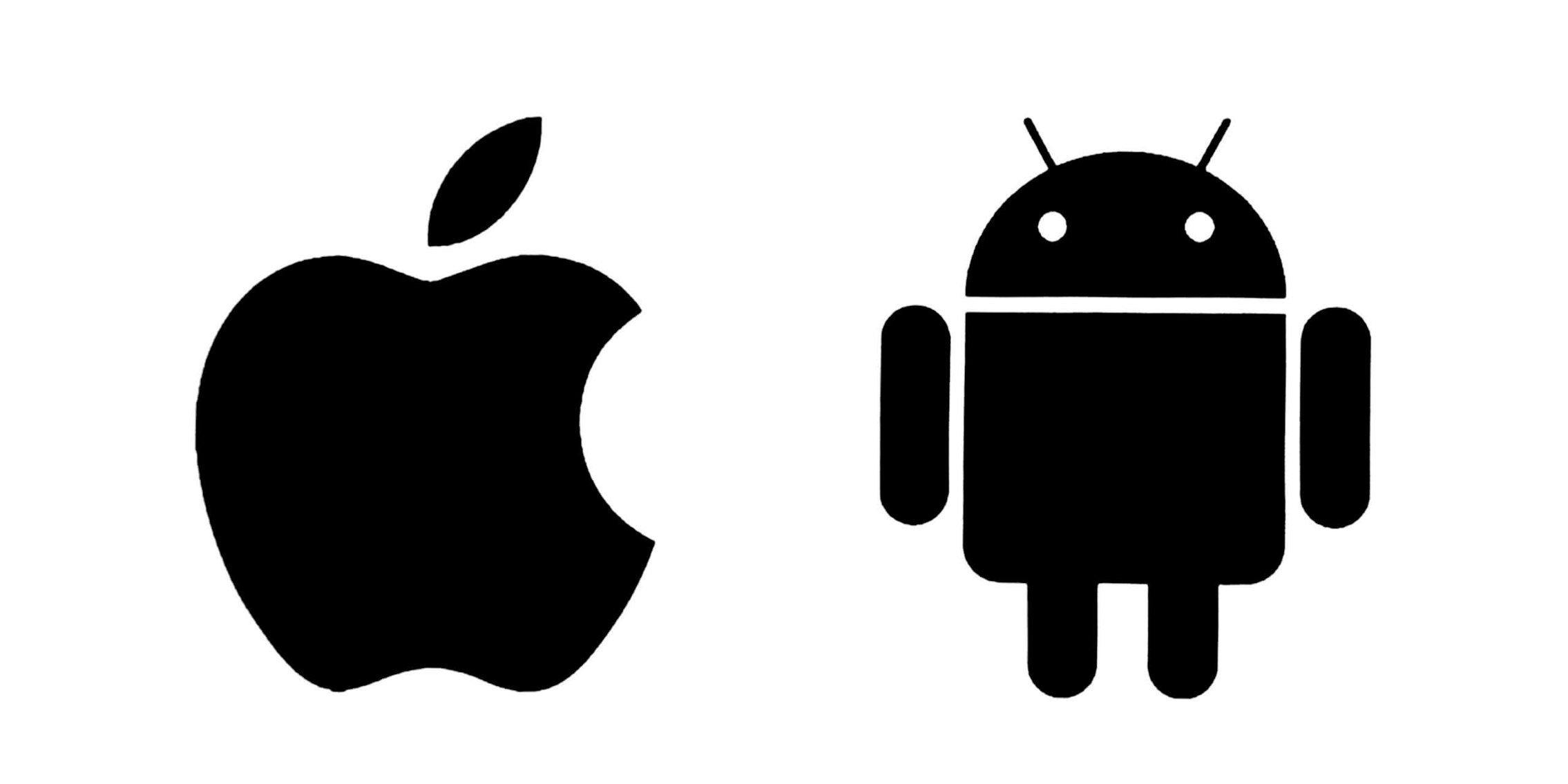 Символ андроид скопировать. Иконки Эппл андроид. Андроид и айос. Значок андроид и айфон. Значок айос и андроид.