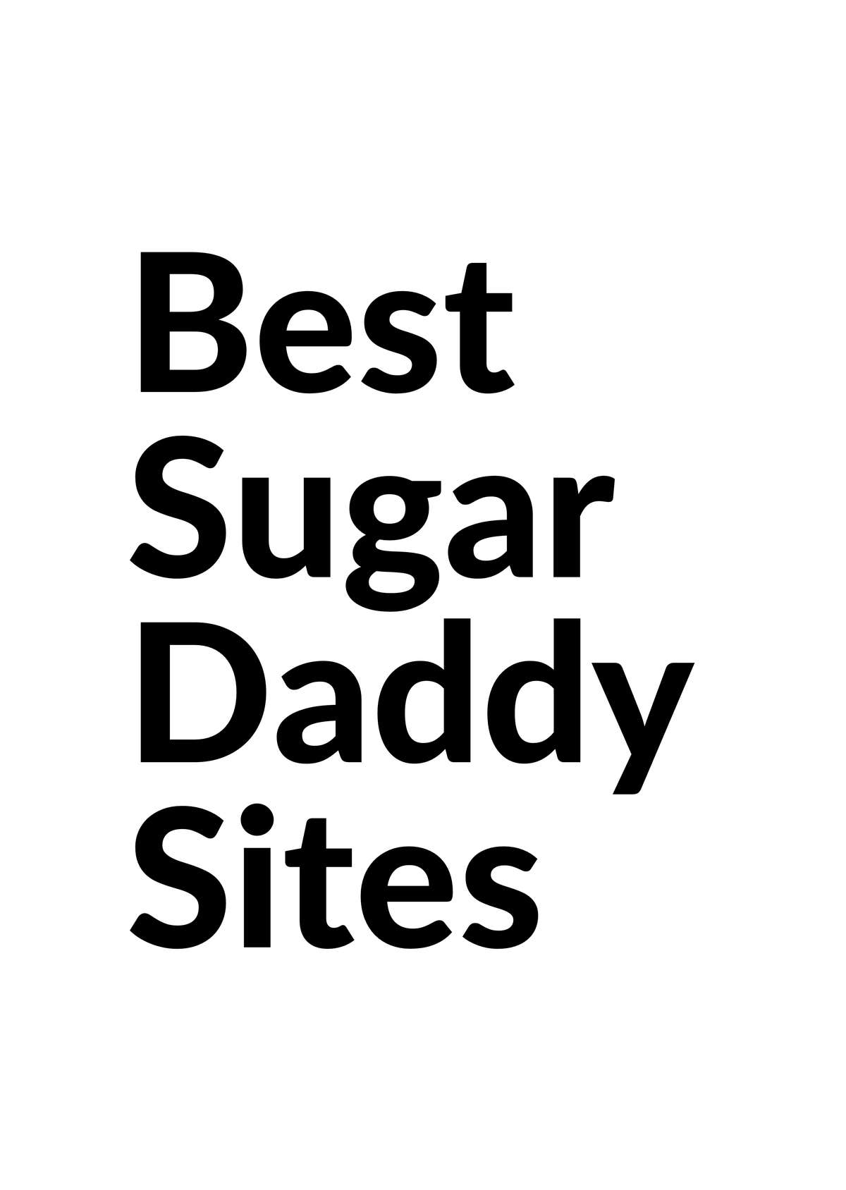 The Best Sugar Daddy sites for Sugar Daddies and Sugar Babies