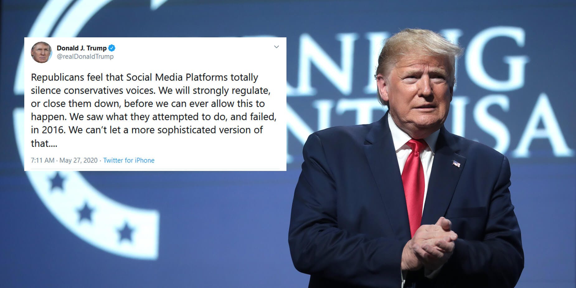 Trump Threatens To Close Social Media After Fact Check By Twitter 5218