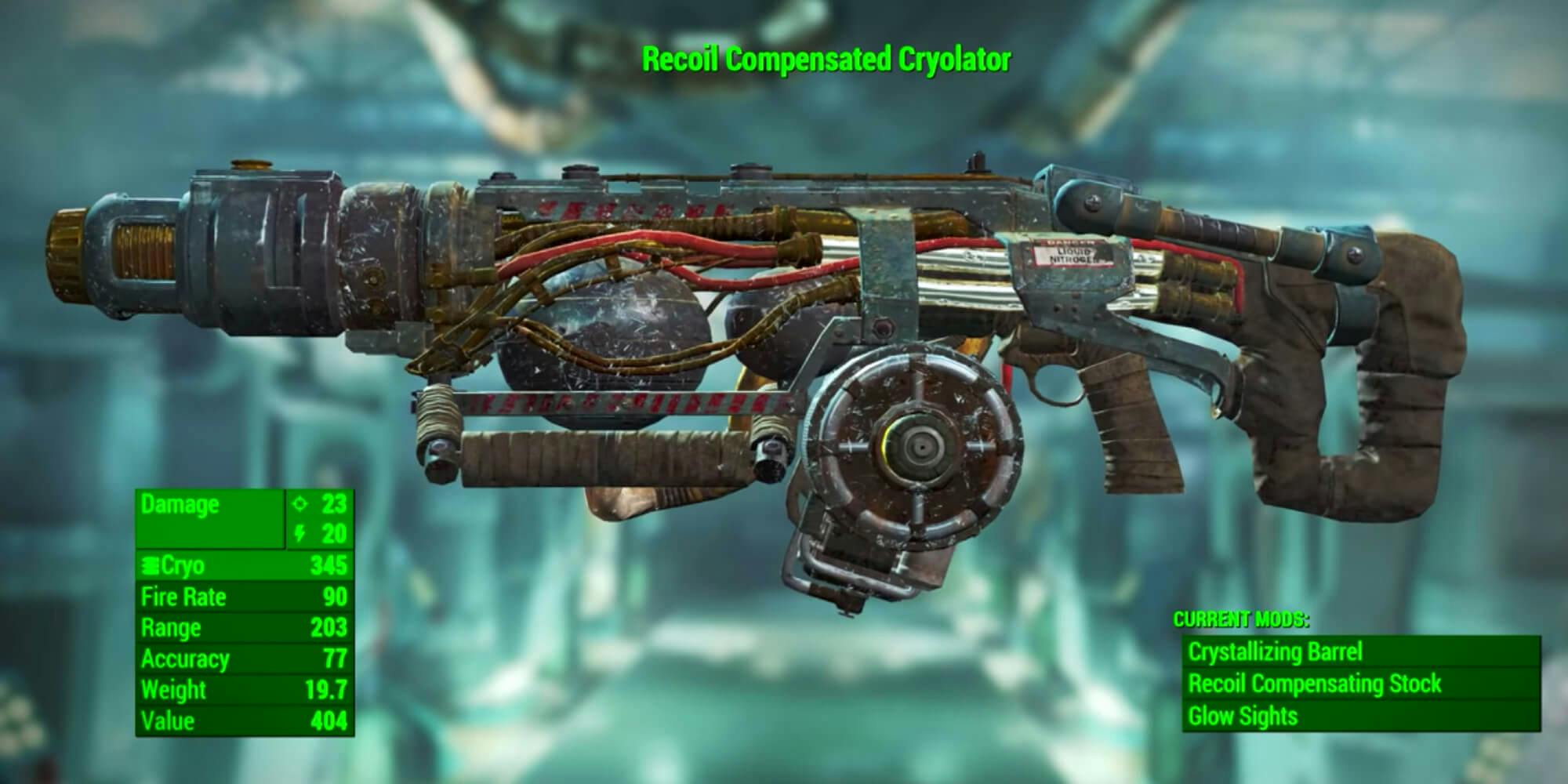 Fallout 4 weapons - Cryolator