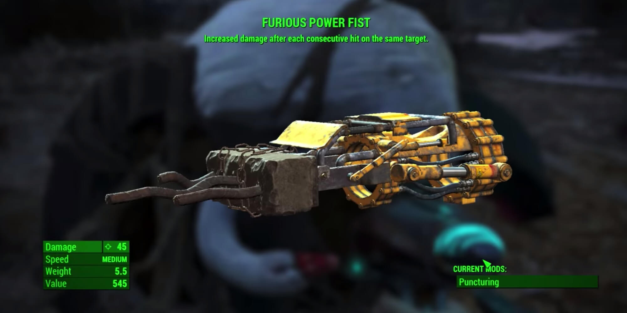fallout 4 power fist mods