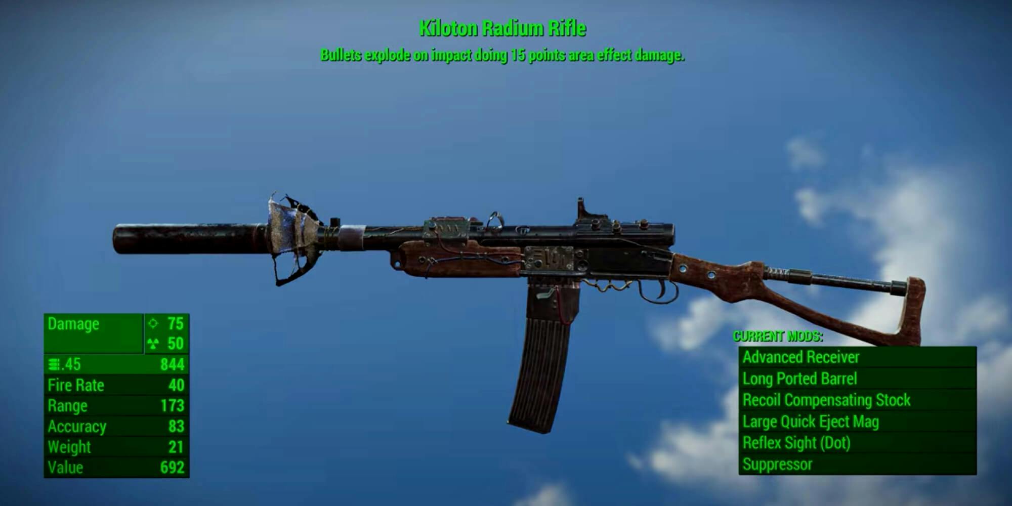 Fallout 4 weapons - Kiloton Radium Rifle