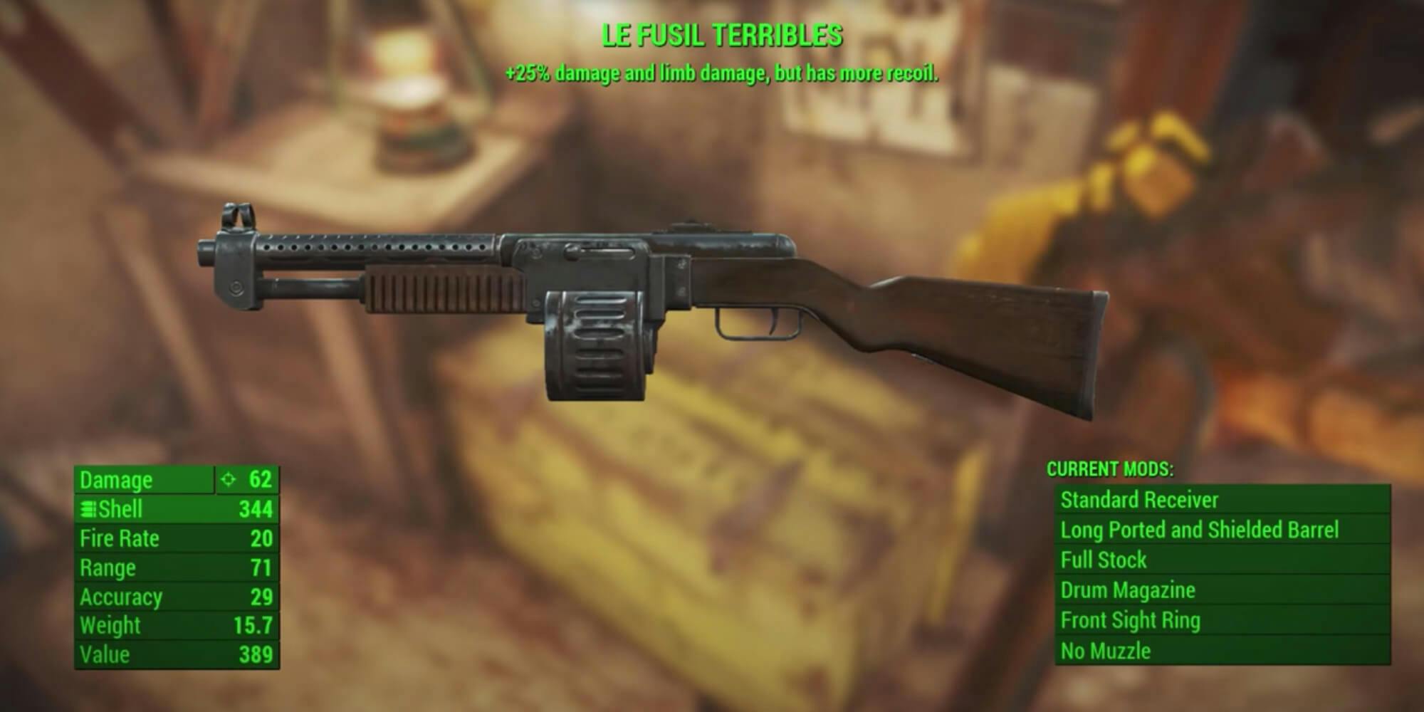 Fallout 4 - Le Fusil Terribles
