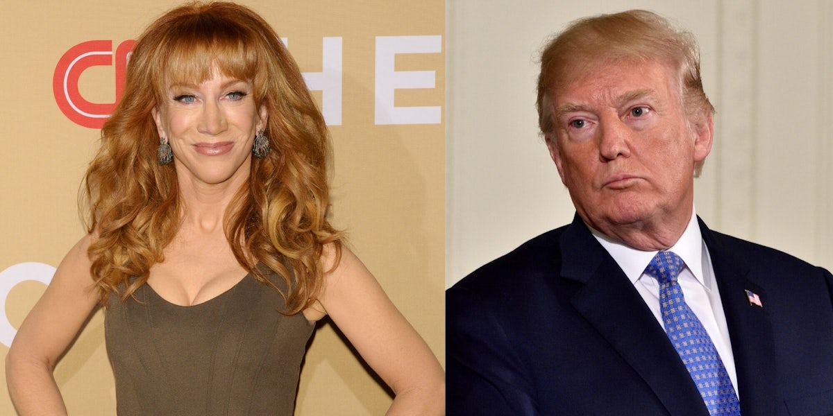 Kathy Griffin and Trump