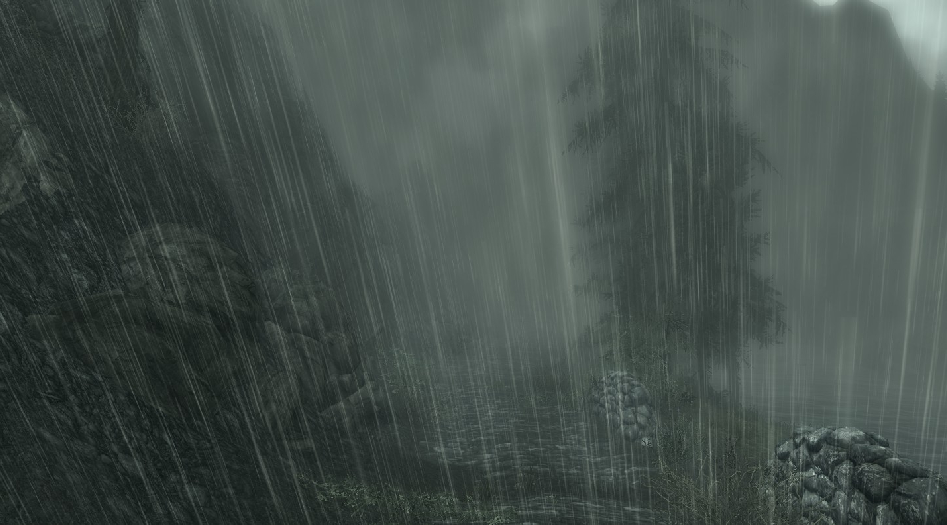 skyrim rain texture glitch