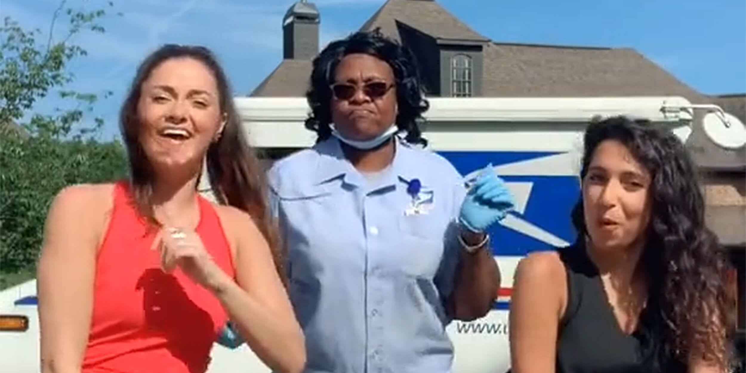 Watch This USPS Driver Hilariously Disrupt a TikTok Dance