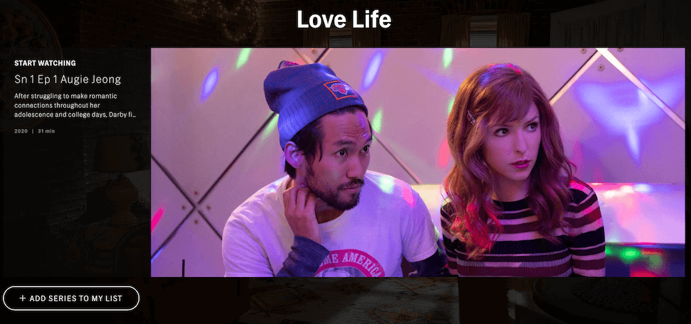 hbomax review - love life