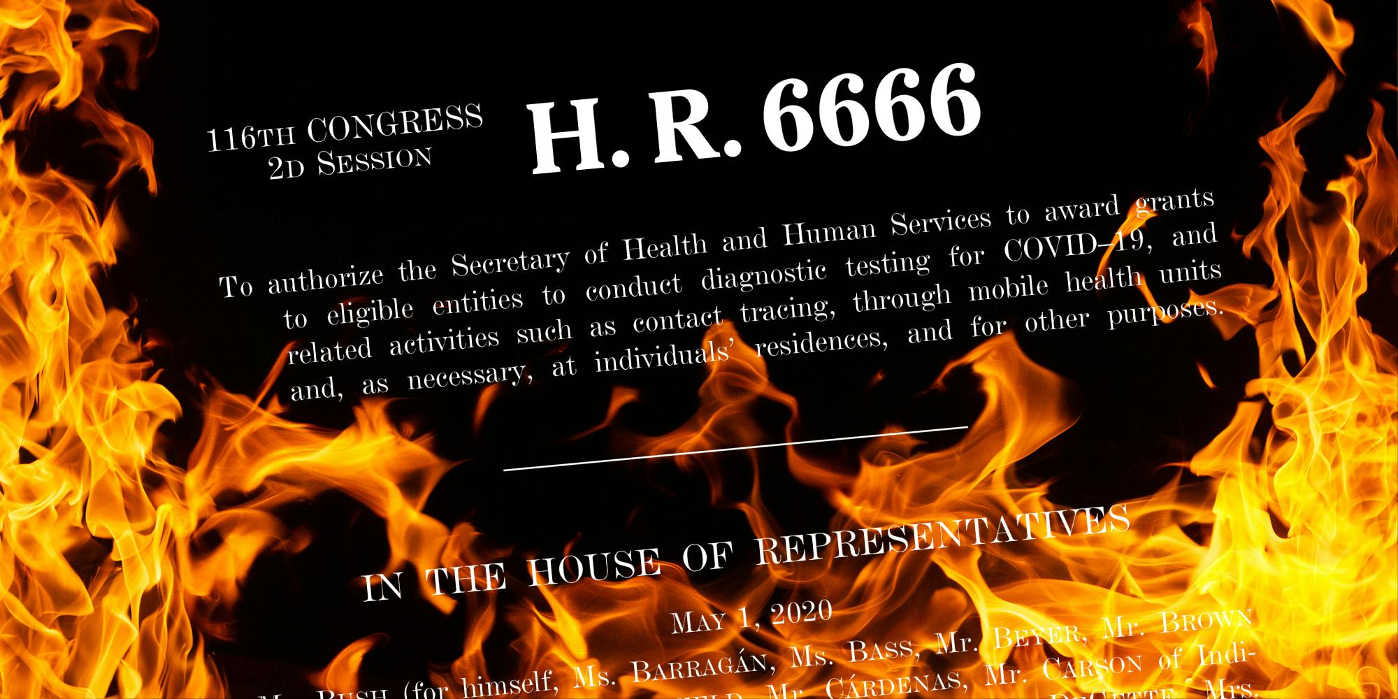 HR 6666, The House's Coronavirus Tracing Bill Is Called Satanic