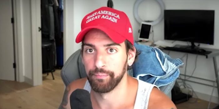 YouTuber and pro-Trump figure Joey Salads