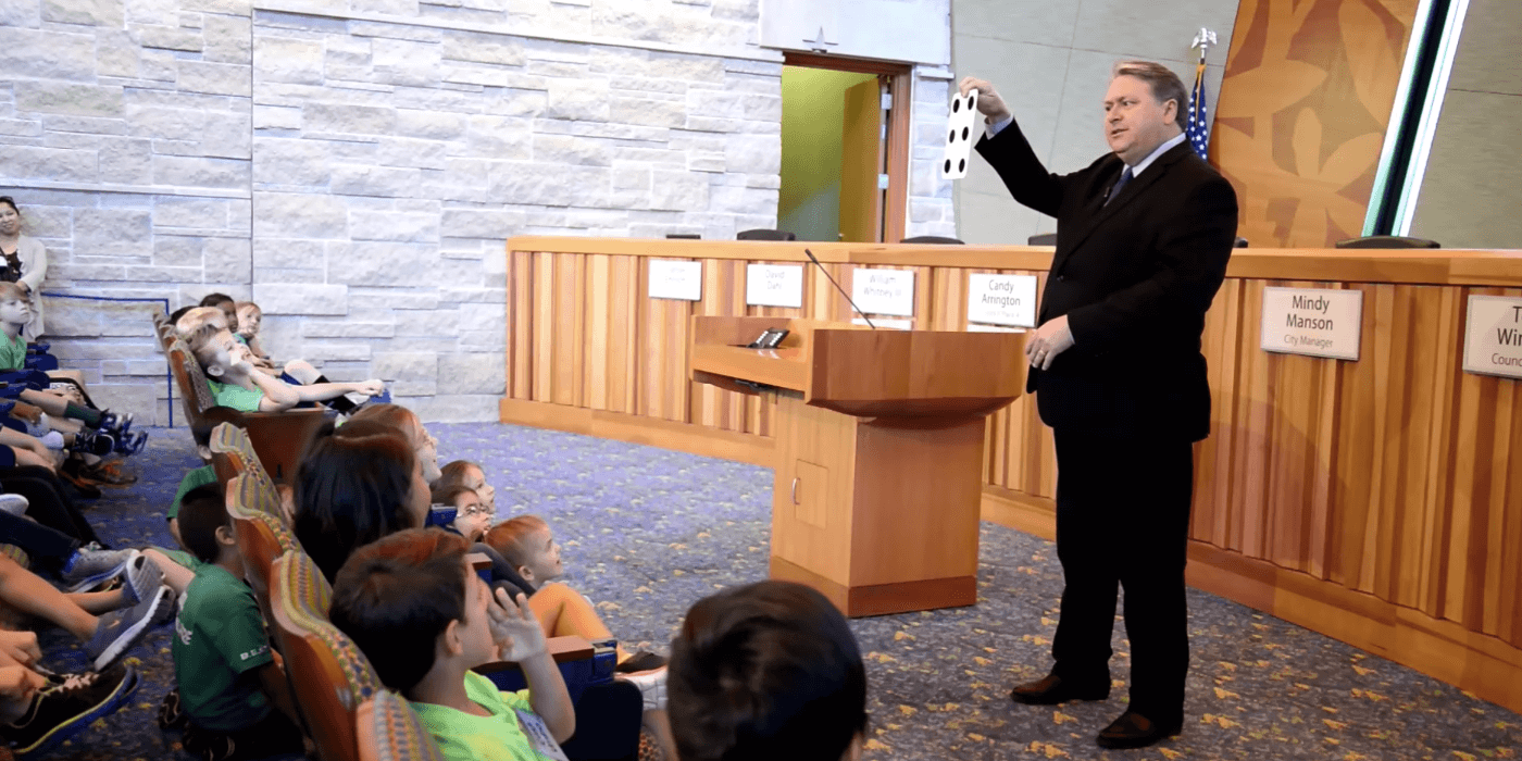 Texas mayor Eric Hogue