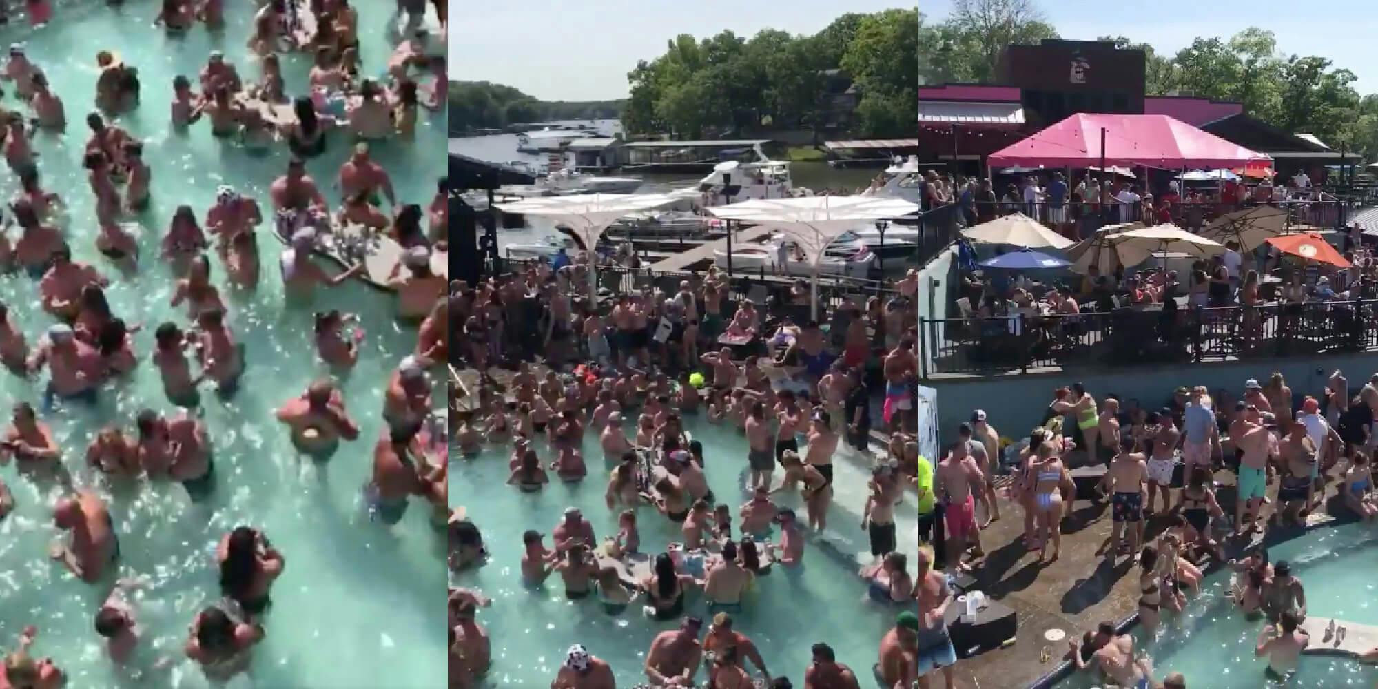 Videos of Packed Lake of the Ozarks Party Has People Cringing