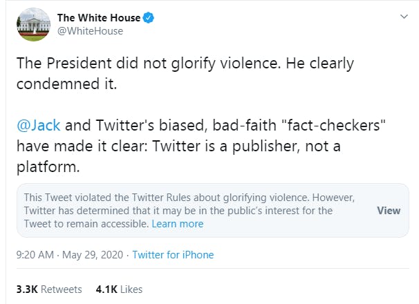white house trump tweet