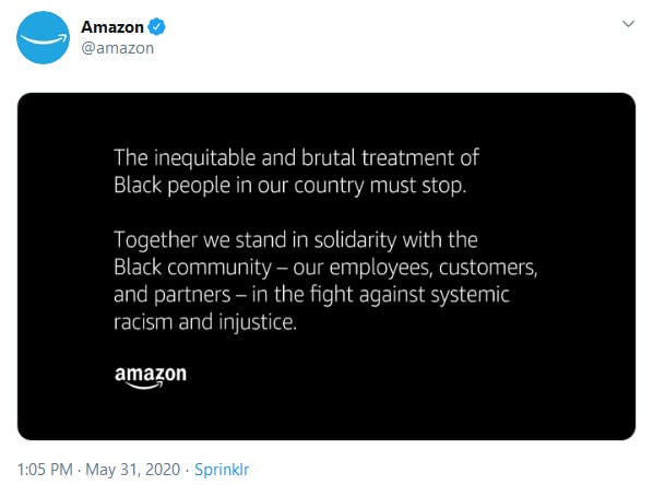 Amazon Protests Statement
