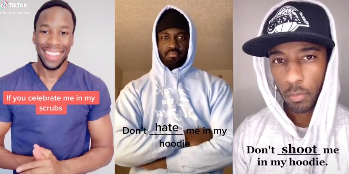 Black doctor are sharing viral TikTok videos on how they’re treated differently in hoodies