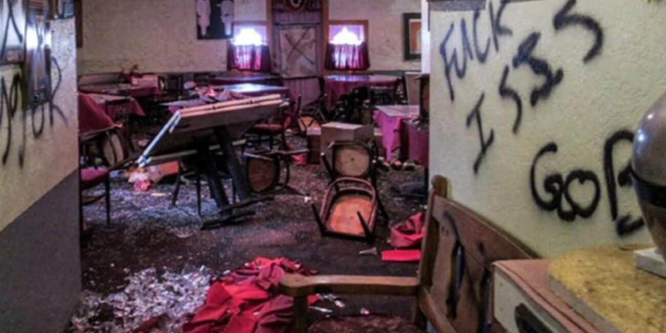 The vandalism at India Palace