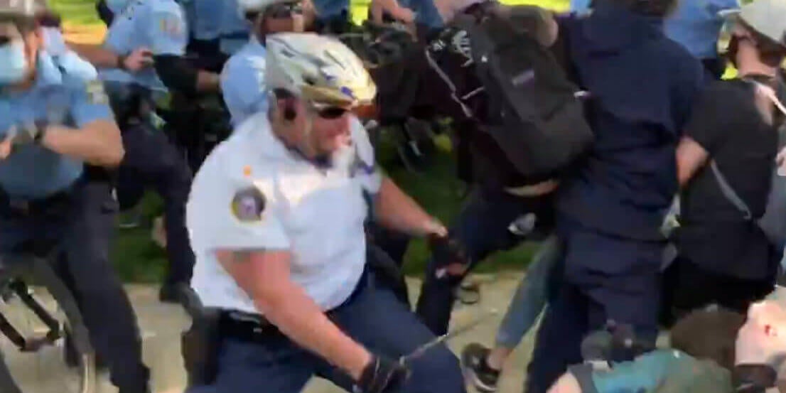 Cop Beating Protesters in Viral Video is Named Joey Bologna