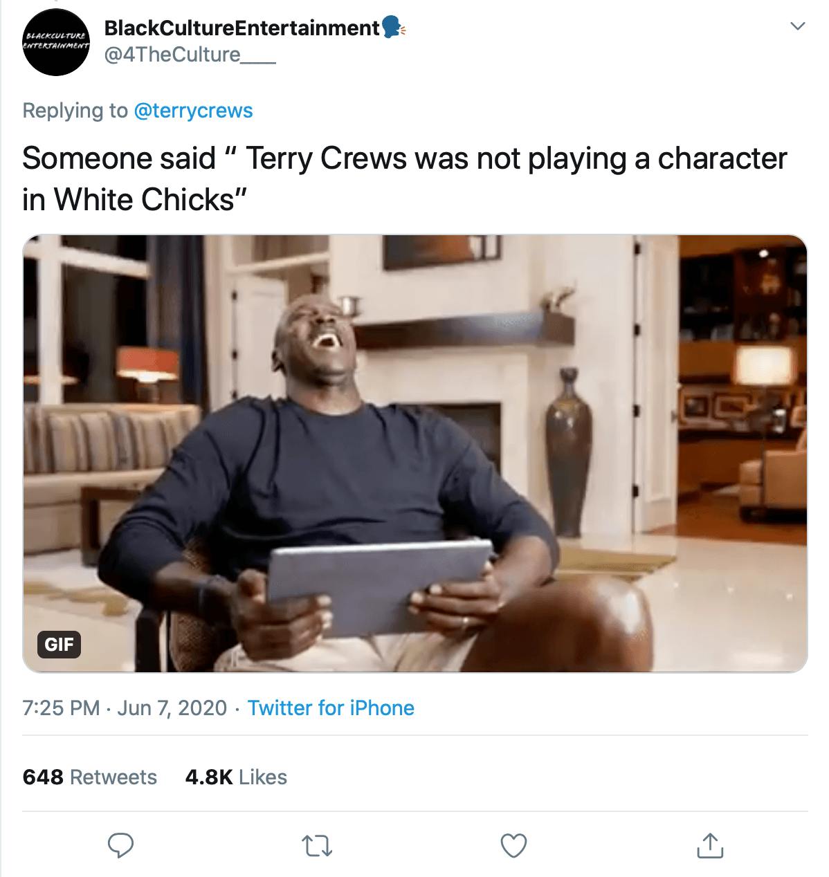 Terry Crews Is Just Like His 'White Chicks' Character According to