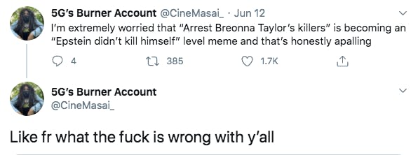 Breonna Taylor's death memes