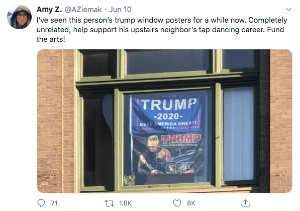 tap dance maga neighbor