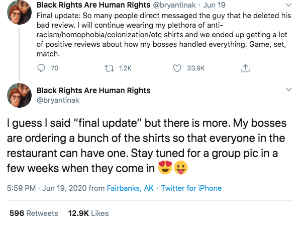 don't be racist shirt review