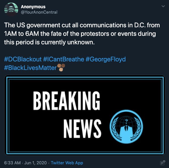 DC Blackout Anonymous