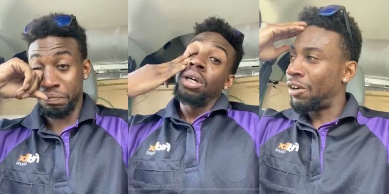 fedex worker spit on, called the N-word
