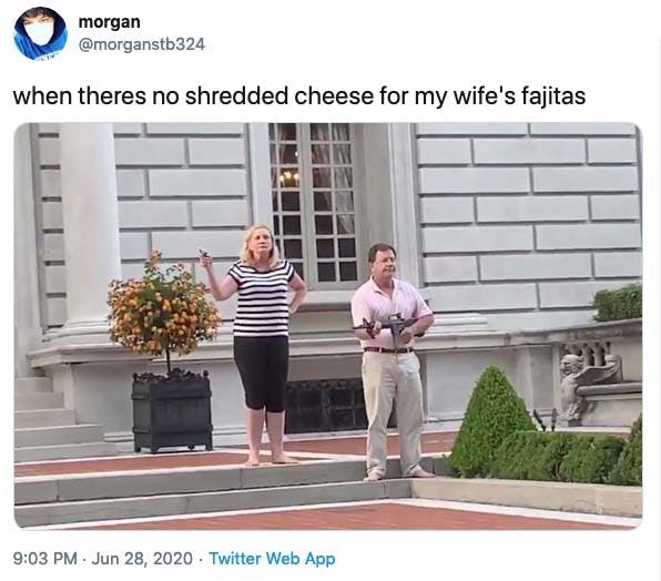 shredded cheese meme protesters