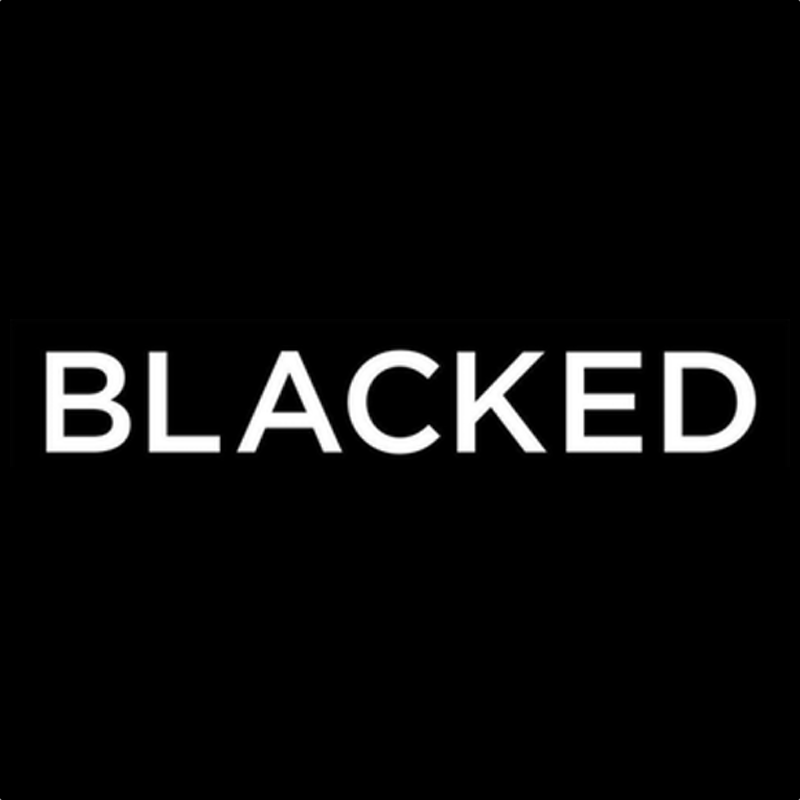 blacked