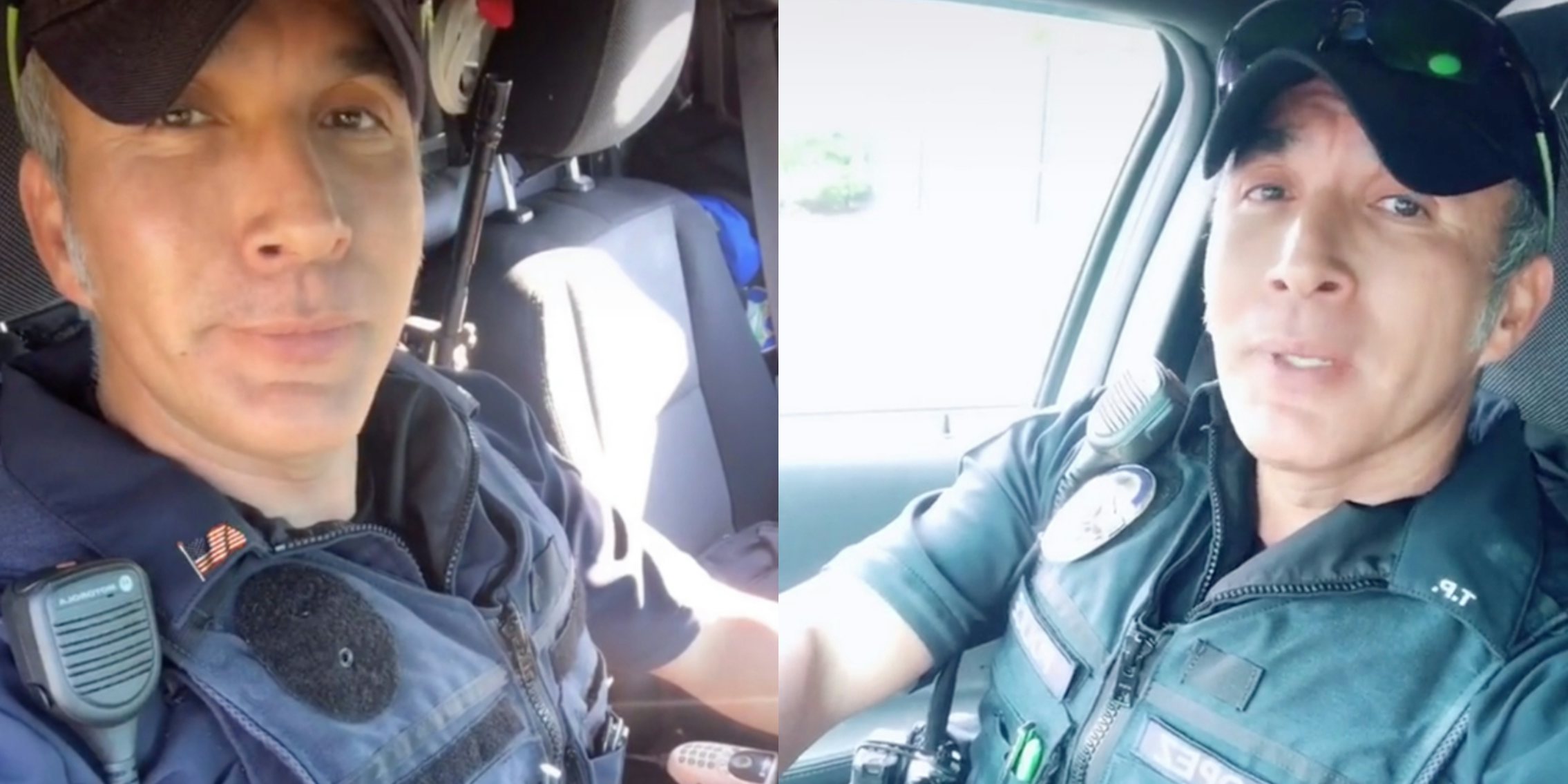 Police officer Sam Lopez from Tacoma Police Department on TikTok