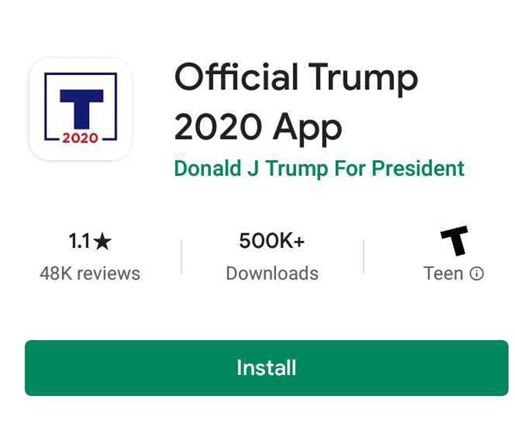 Trump App TikTok Android