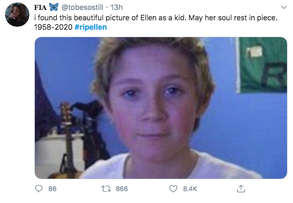 ellen degeneres hoax twitter