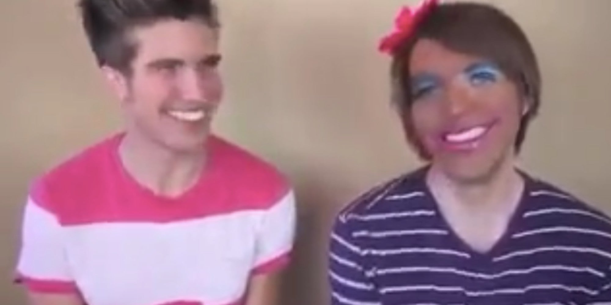 Joey Graceffa Shane Dawson putting on blackface