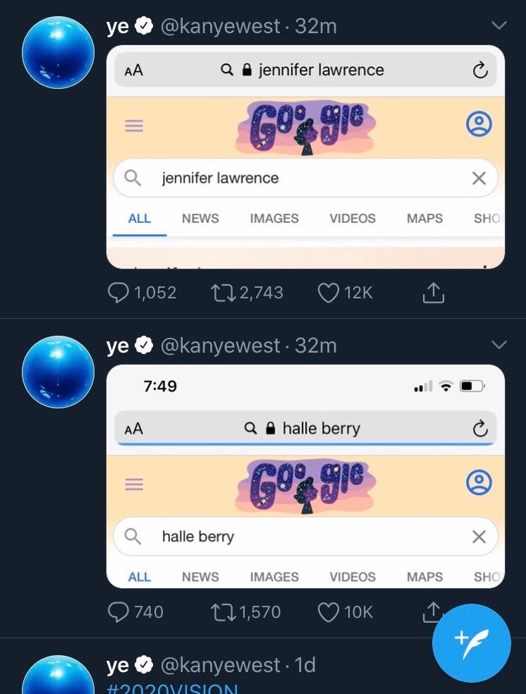 Kanye tweets