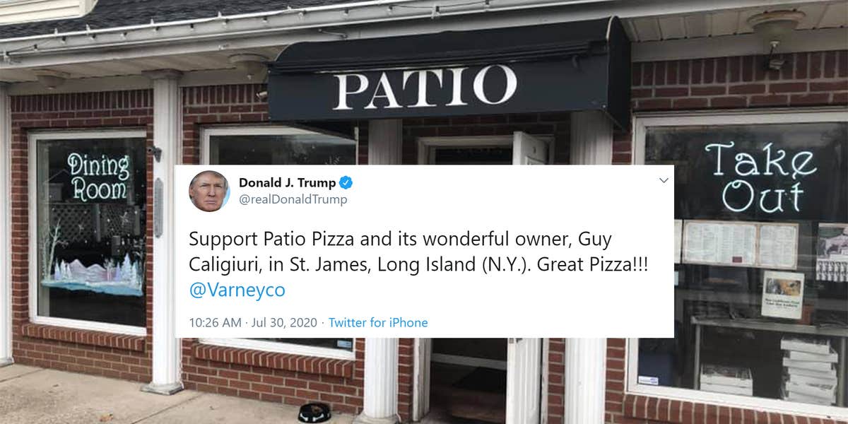 Did this Trump pizza tweet troll Herman Cain in death?