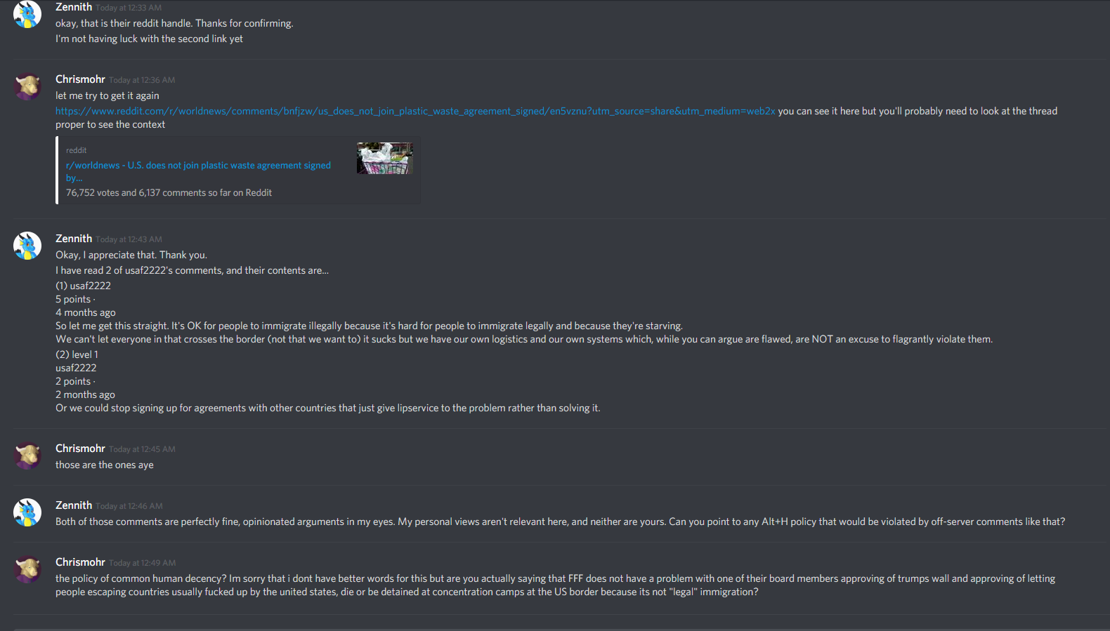 Alt+H Freedom of Form Foundation Discord Reddit
