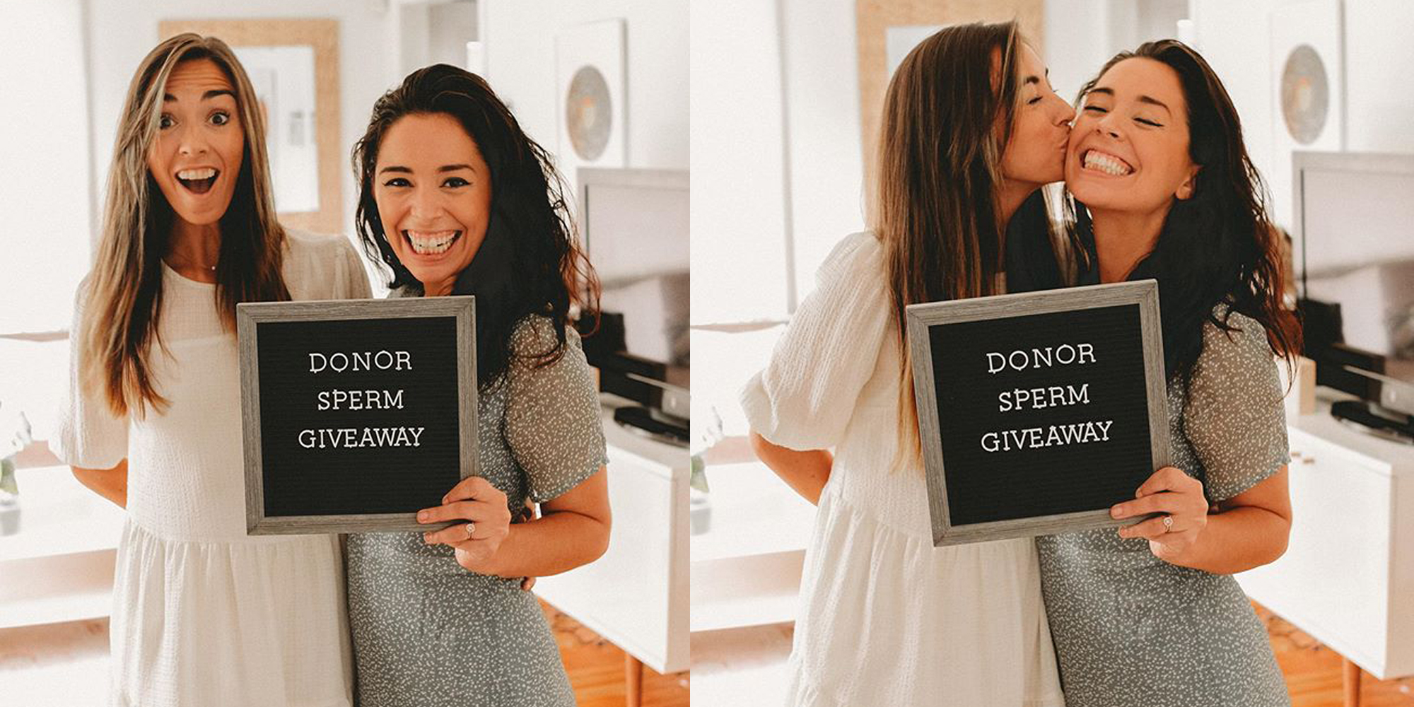 Lesbian Influencer Couple Launches 'Donor Sperm Giveaway'