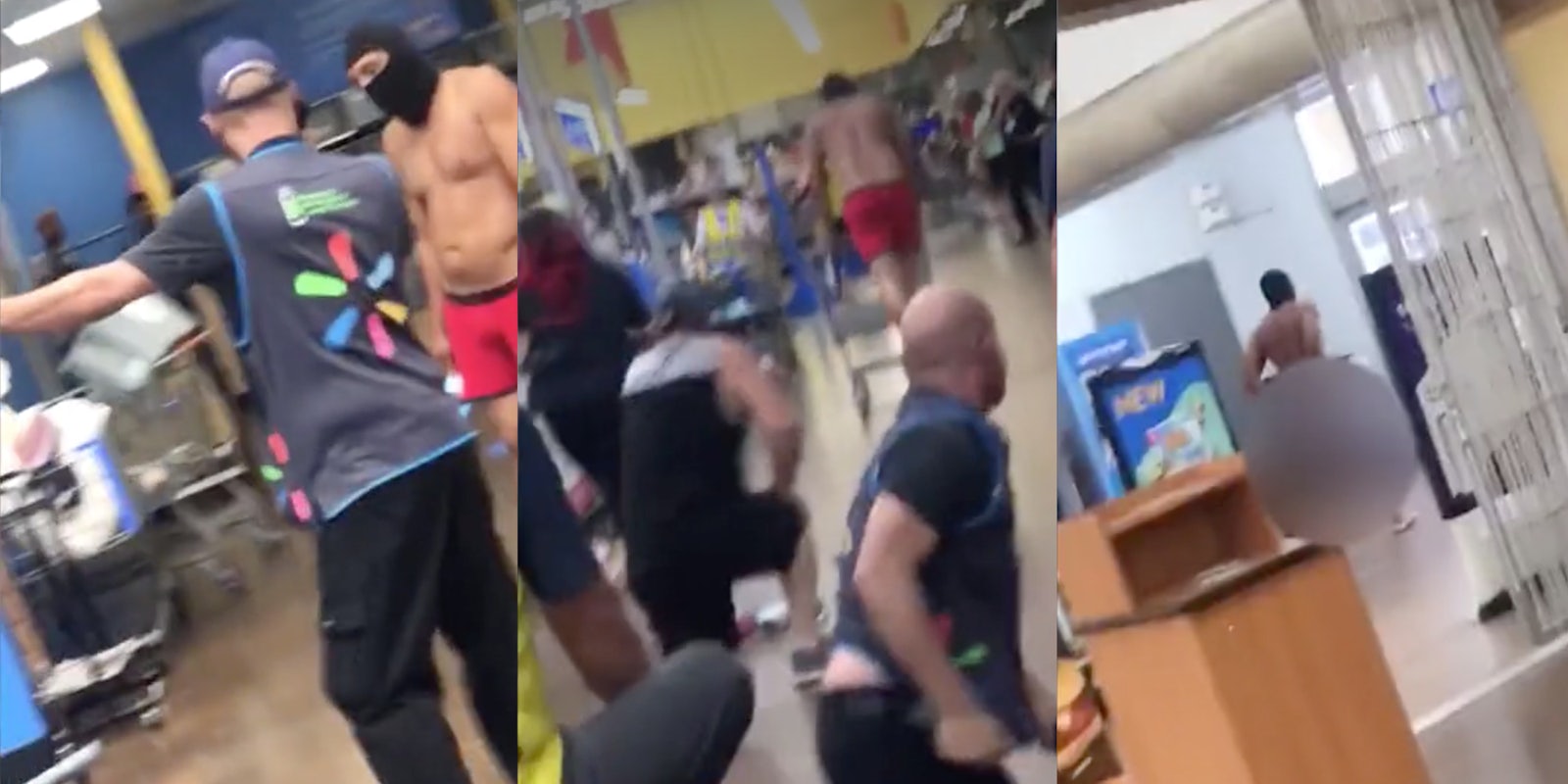 Walmart man puches elderly employee