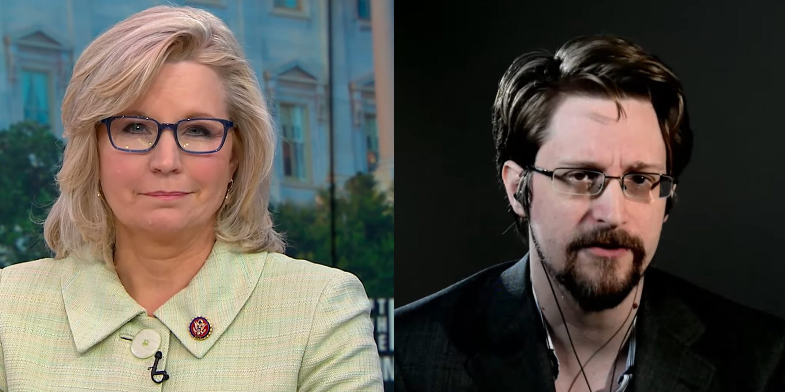 Liz Cheney Edward Snowden