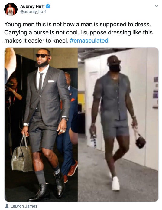 How LeBron James got me to finally carry a purse 