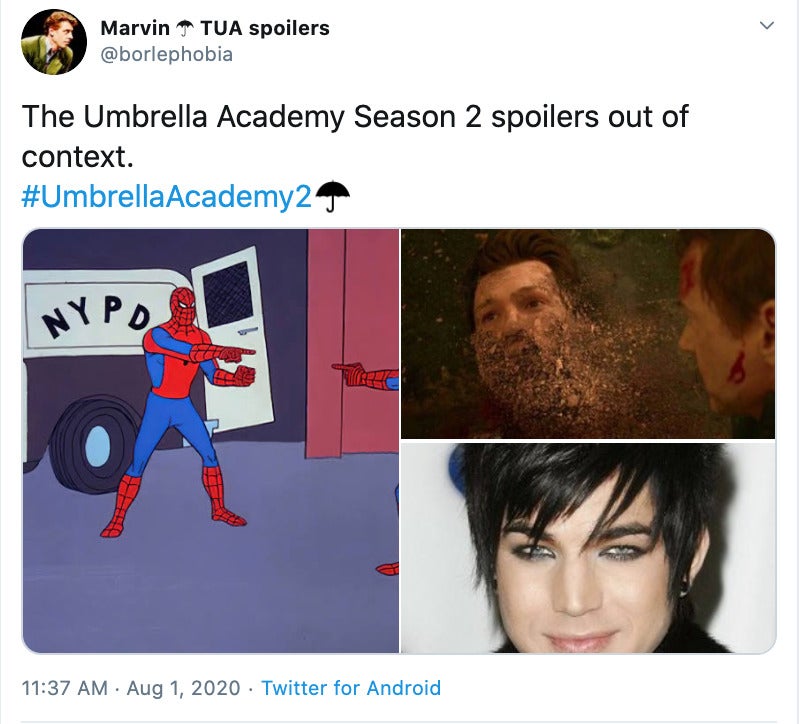 umbrella academy season 2 memes