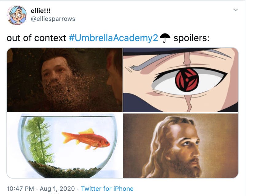 umbrella academy season 2 memes