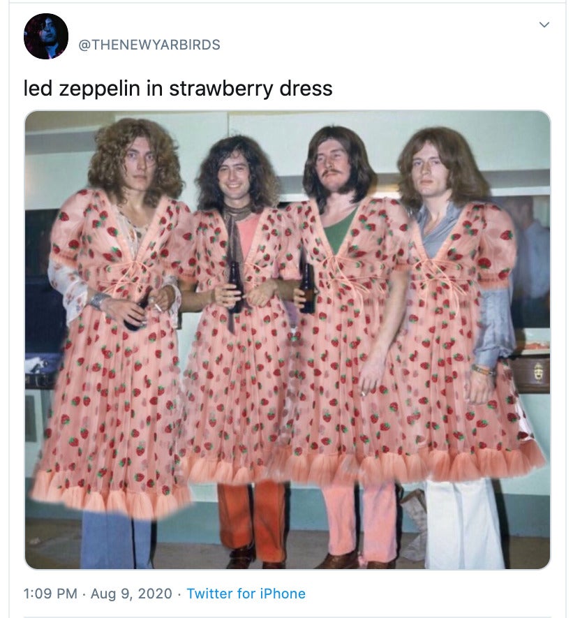 strawberry dress memes