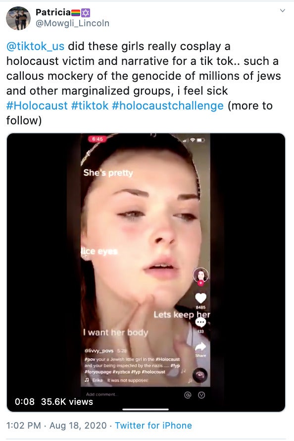 Pov Holocaust Videos Point To A Bigger Issue On Tiktok 4968